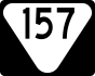 State Route 157 marker