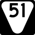 State Route 51 marker