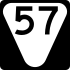 State Route 57 secondary marker