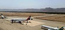 Planes arriving in seiyun airport