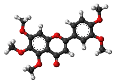 Ball-and-stick model of sinensetin