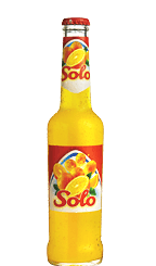 Solo glass bottle.