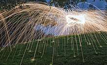 Steel wool spinning