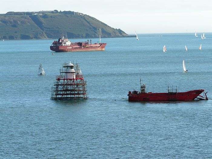 Spit Bank under repair in 2013