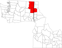 Map of Spokane-Coeur d'Alene Combined Statistical Area