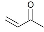 Skeletal formula of methyl vinyl ketone