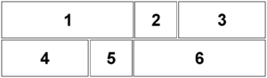 Sunday comic strip panel layout, designed to fill a quarter of a newspaper page.