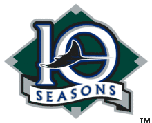 Tampa Bay Devil Rays 10th anniversary logo