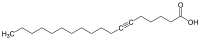 Chemical structure of tariric acid