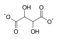 Tartrate structural formula