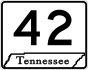 State Route 42 primary marker