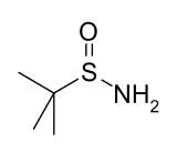 Skeletal formula of tert-butanesulfinamide