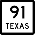 State Highway 91 marker