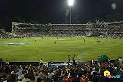 The Wanderers stadium (pictured) under floodlights