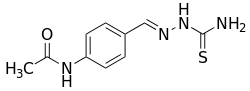 Structural formula of thioacetazone