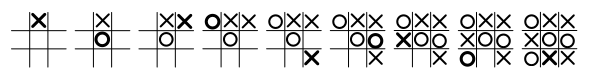 A game of Tic Tac Toe played perfectly by both players results in a draw