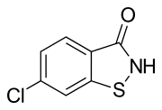 Skeletal formula of ticlatone