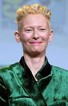 Photo of Tilda Swinton attending the 2016 San Diego Comic-Con