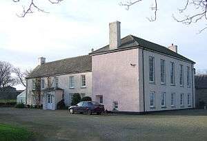 The large house where the hoard was found