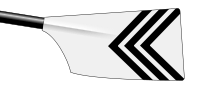 Image showing the rowing club's blade colours