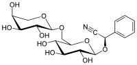 Chemical structure of vicianin