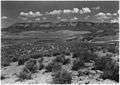 A photo of the Pine Valley Mountains from on top of the Hurricane Fault