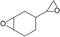 Molecular structure of vinylcyclohexene dioxide