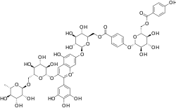 Chemical structure of violdelphin