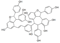 Chemical structure of vitisin A