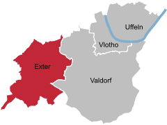 Vlotho Ortsteile Exter.svg