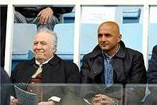 Franco Sensi and Luciano Spalletti at Wojtyla Cup