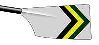 Image showing the rowing club's blade colours