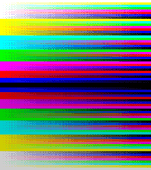 ZX Spectrum standard palette with 8x8 ordered dithering.