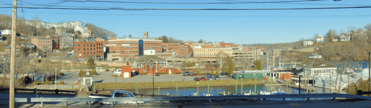 Panorama of Norwich, Connecicut